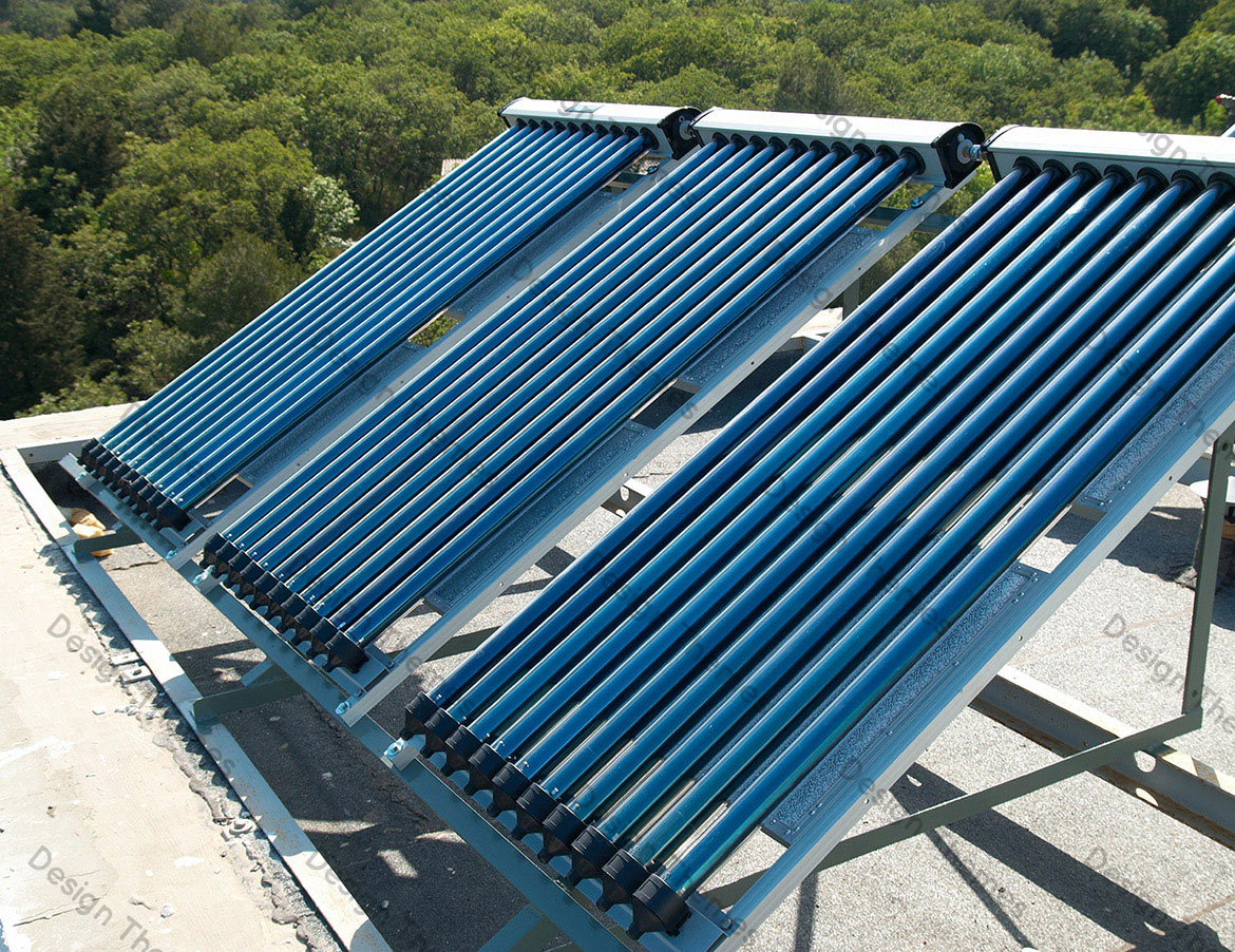 SOLAR HEATERS ON ROOF TOP